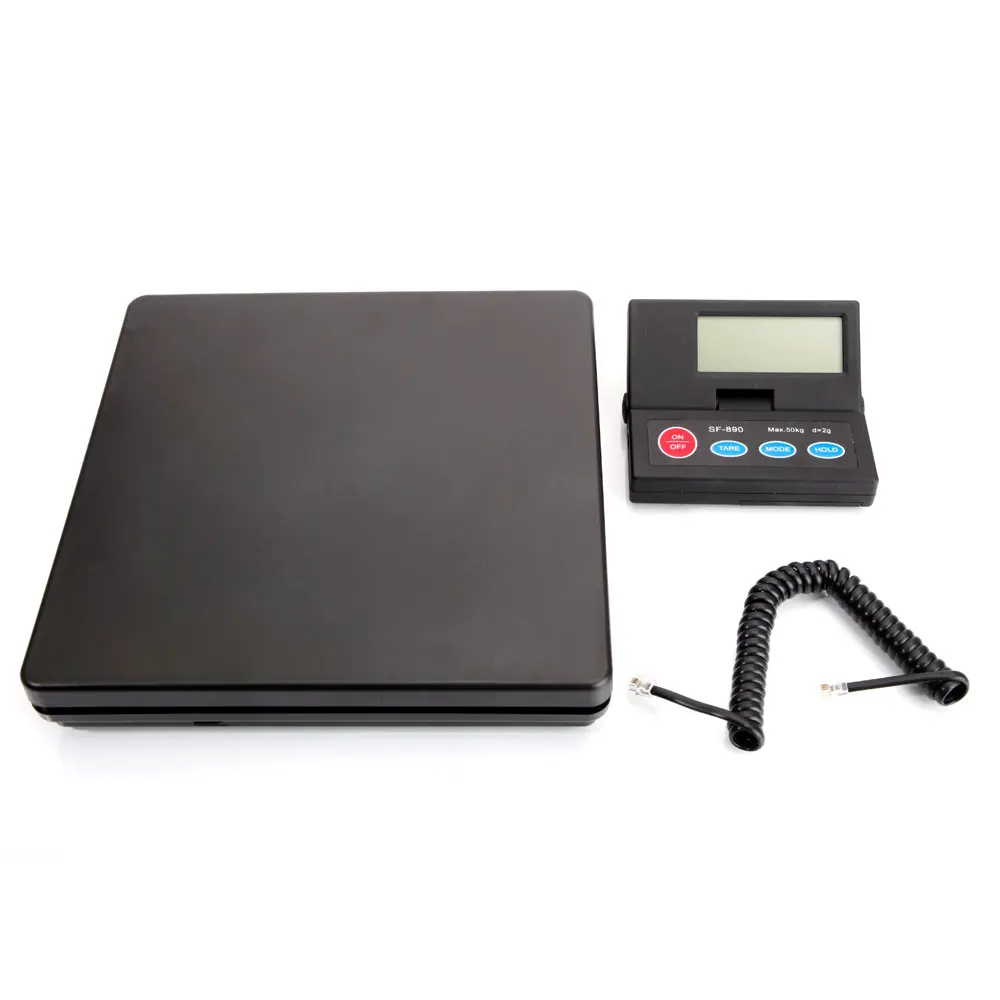 

Portable Plastic Electronic Scale 50KG/1g LCD High Accuracy Black Auto Zero Resetting/Power Off[US-Stock]