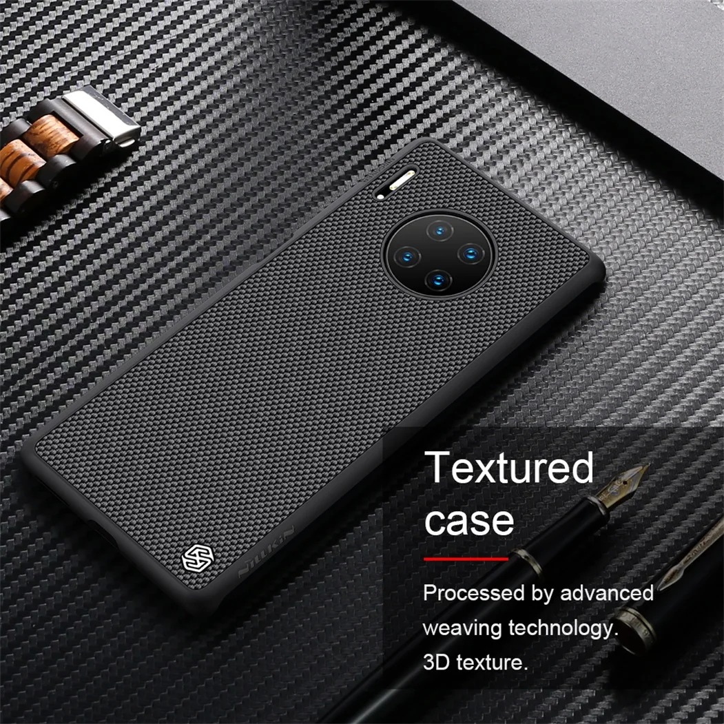 Для huawei mate 30 Pro 5G чехол NILLKIN текстурированный нейлоновый волоконный чехол нескользящий тонкий и защитный чехол-светильник для huawei mate 30