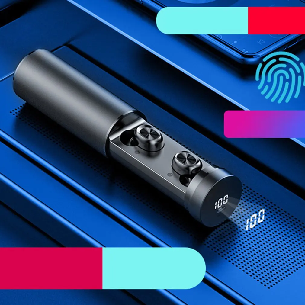 B9 TWS Bluetooth Earphone 5 0 Wireless 8D HIFI Sport Earphone With MIC Earbuds Gaming Music Headset For Xiaomi Samsung Huawei