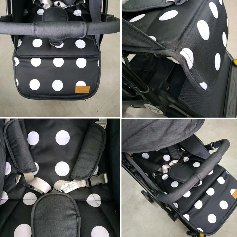  Micaline baby stroller mini lightweight portable folding baby carriage can sit can lie baby trolley