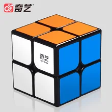 Qiyi 2x2x2 куб профессиональный 5,1 см скоростной куб для детей мальчик волшебный куб головоломка Neo Cubo Магическая наклейка для детские образовательные игрушки