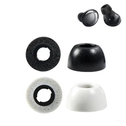 Premium Memory Foam Earphone Earpads - Noise-Isolating Earbuds Tips (2-Pack) - M (Black)