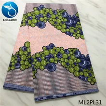 LIULANZHI африканская восковая ткань s Новое Поступление Полиэстер Анкара восковая ткань для платья восковая ткань 6 ярдов/партия ML2PL21-ML2PL50