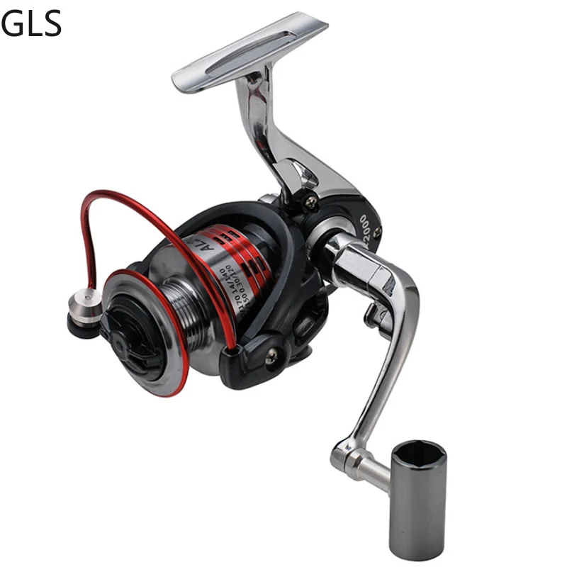 

Спиннинговая катушка для ловли карпа, 13 + 1BB, серия AL 2000-7000, передаточное число 5,0: 1, металлическая ручка, высокоскоростные рыболовные инструменты, новинка