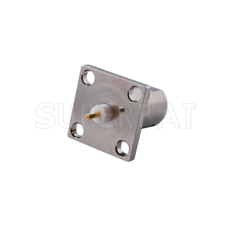 RF Coaxial Connector Male Panel Mount for Electronic Components