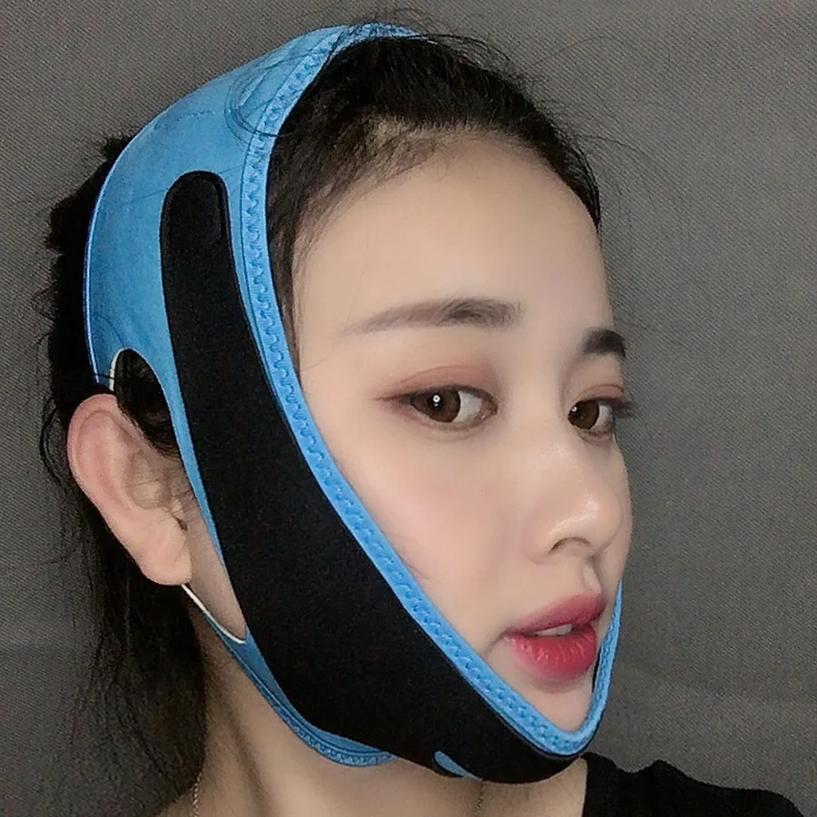 

Shou lian tie Facial Massager Thin Face Apparatus Bandage Pulling Facial Part Compact Thin Double Chin Night Sleep Mask