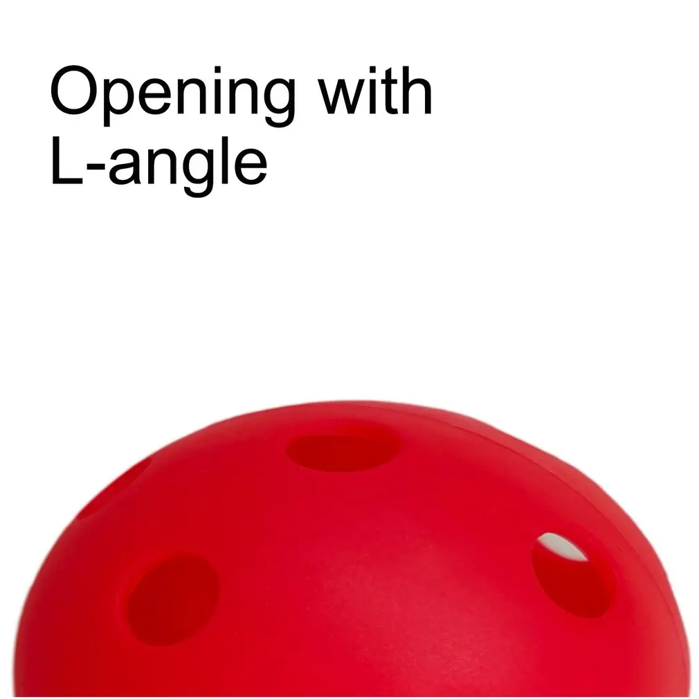 3Pcs Pack Durable Outdoor Pickleball Balls 40 Holes Training Pickleball Accessories 74mm Standard Pickle Ball Balls