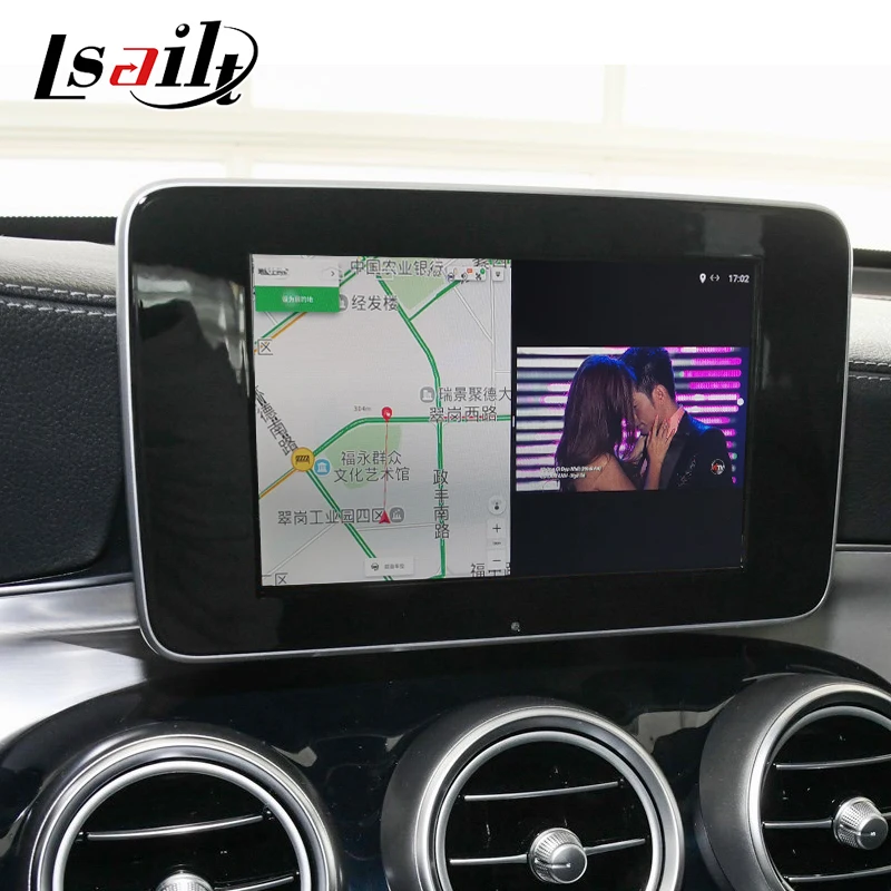 Lsailt Android 7,1 gps-навигатор для Mercedes Benz NTG5.0-5.4 с LVDS видео интерфейсом поддержка carplay& android auto