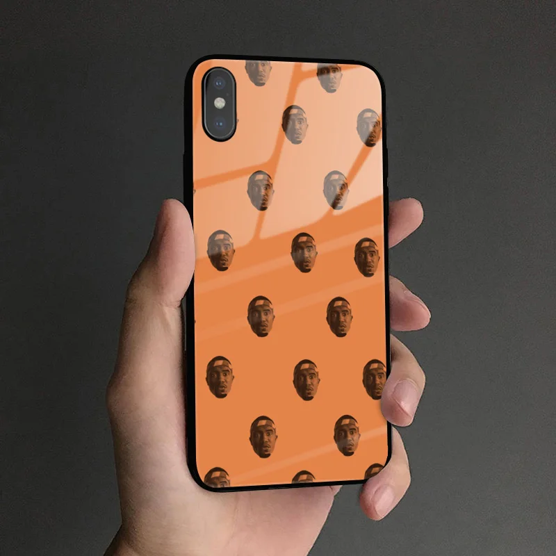 FRANKOCEAN 4 Frank Ocean Blonde rapper Coque чехол из закаленного стекла для телефона чехол для apple iPhone6 6s 7 8 Plus X XR XS 11 Pro MAX - Цвет: FRANKOCEAN 4