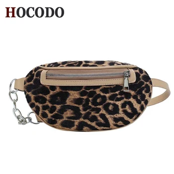

HOCODO Fashion Leopard Chest Bags For Women Chain Shoulder Crossbody Bag Outdoor Zipper Messenger Bag Sport Waist Bag Bolsas2019