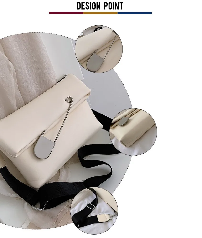 Herald модная качественная кожаная женская сумка на плечо с широким ремешком, женская сумка-мессенджер, однотонная Повседневная сумка с клапаном, женская сумка через плечо
