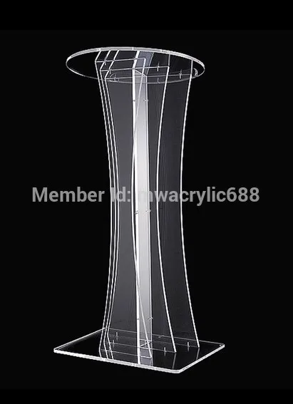 pulpit furniture Free Shipping Transparent Modern Design Cheap Clear Acrylic Lectern acrylic podium | Мебель