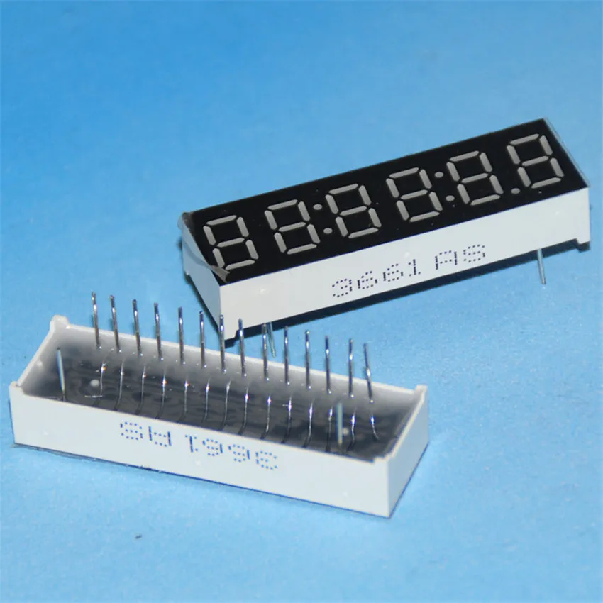 Дисплей со светодиодным таймером 6 цифр 7 сегментов 0 36 дюйма 2 шт.|led sign display|led timer