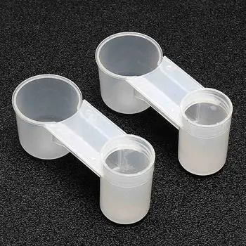 

10 Pcs Plastic Pet Bird Drinker Feeder Water Bottle Cup Cat Chicken Pigeon Hot Easy To Refill