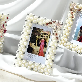 

1 Piece Desktop Frame For Photo European Style Pictures Frame Family Home Decorative Picture For Gift Rectangle Photo Frame