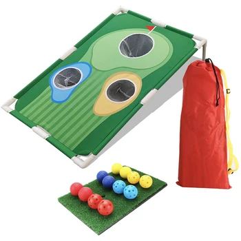 

Portable Golf Practice Set Golf Ball Sport Plastic Golf Club For Children Golf Table With Flag Kids Acoustic-optic Music Sport