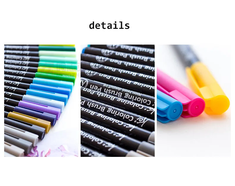 TUNACOCO pen set Japanese stationery SAKURA pen Mark pens marker colour pen soft brush drawing pen school arts markers bb1710196