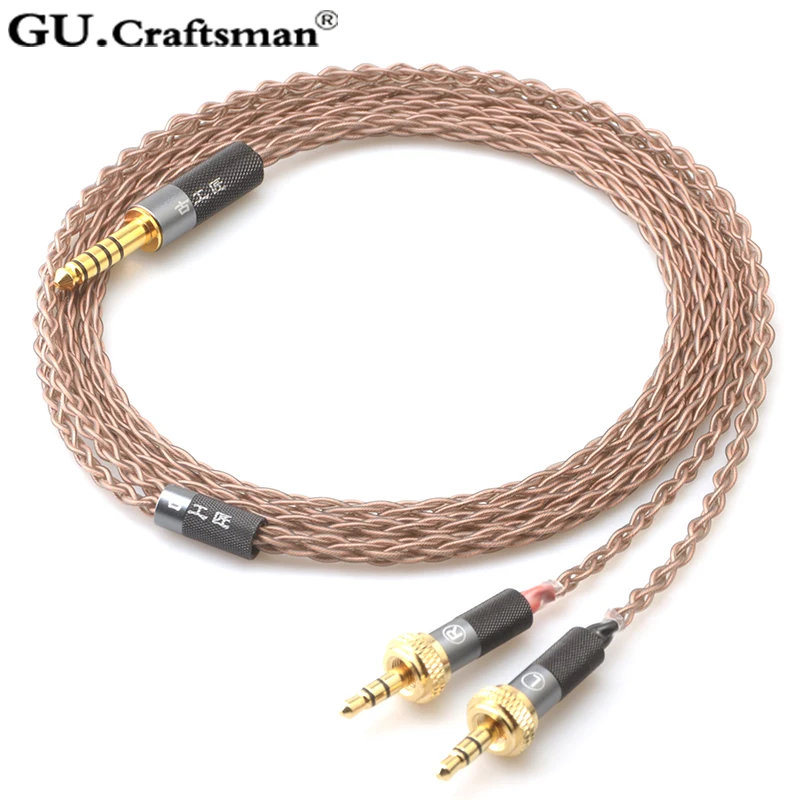 GUCraftsman 6N OCC медной проволоки для sony MDR-Z1R MDR-Z7 MDR-Z7M2 2,5 мм/4,4 мм Баланс кабель для наушников