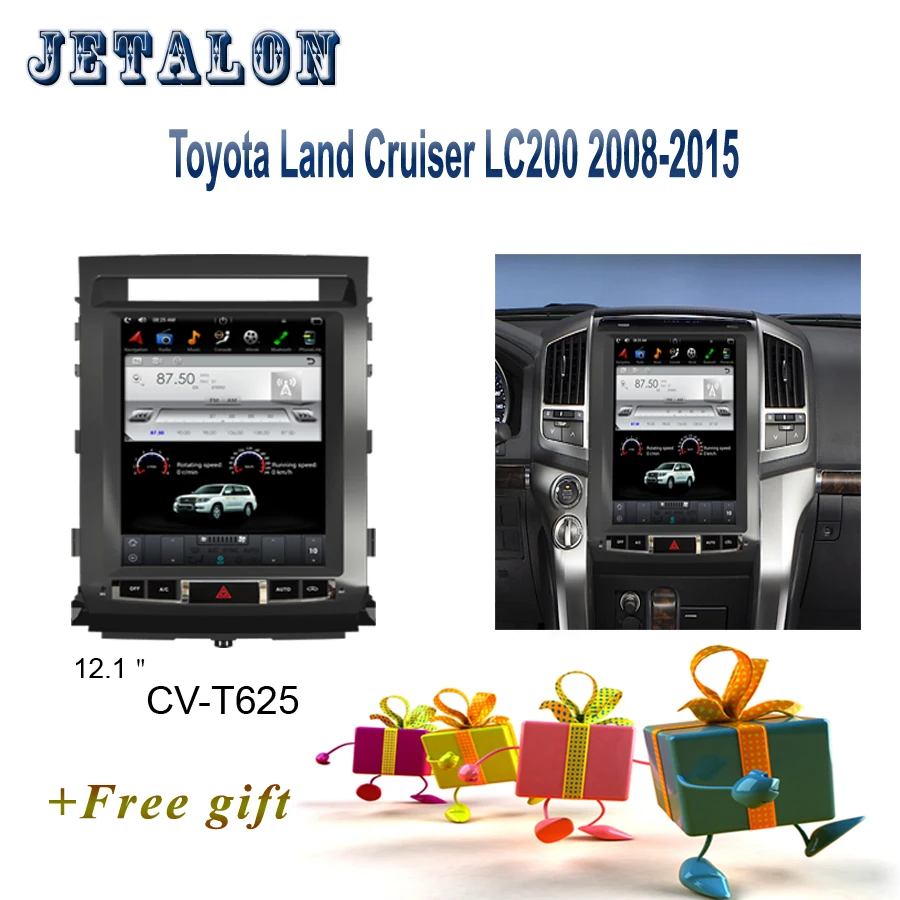PX6 Смарт 12," ips экран Tesla навигация для TOYOTA Land Cruiser LC200 Android автомобильный Радио gps видео рекордер Автомобильный мультимедийный