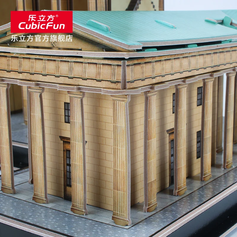 Parrowbebe 3D puzzle Germany Brandenburg Gate architectural model puzzle creative assembled toy for boy gift