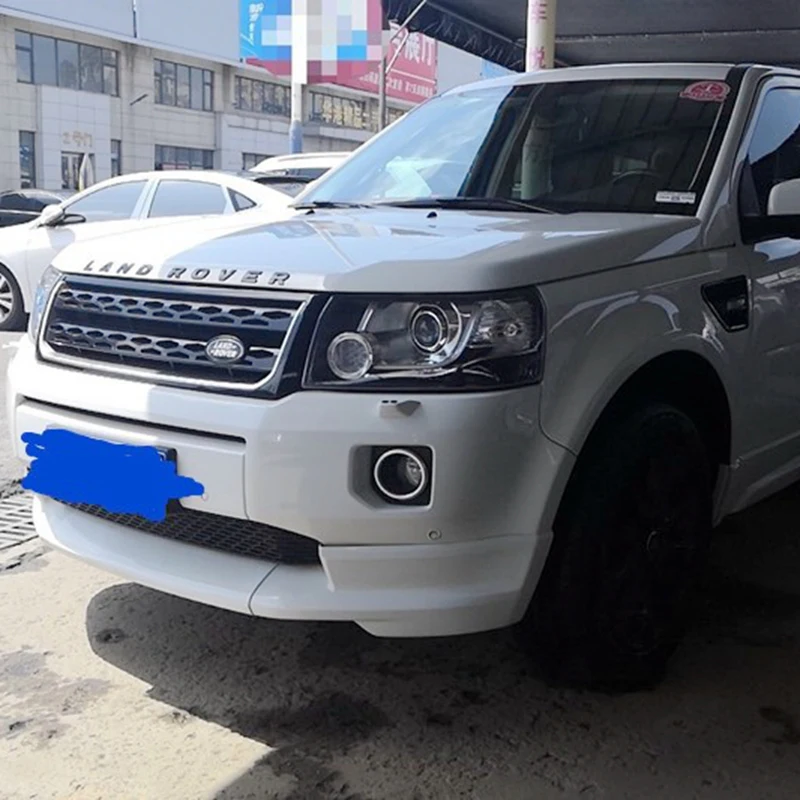 3 шт./компл. 2010- freelander 2 ABS Пластик Неокрашенный фронт бампера v-стиля для Land Rover freelander 2