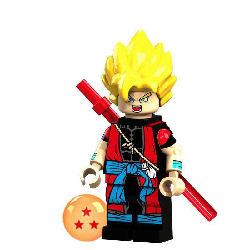 Dragon Ball Z Супер Saiyans Goku Vegeta Krillin trunks Cell Broly Аниме фигурки строительные блоки подарки для детей игрушки - Цвет: XP023