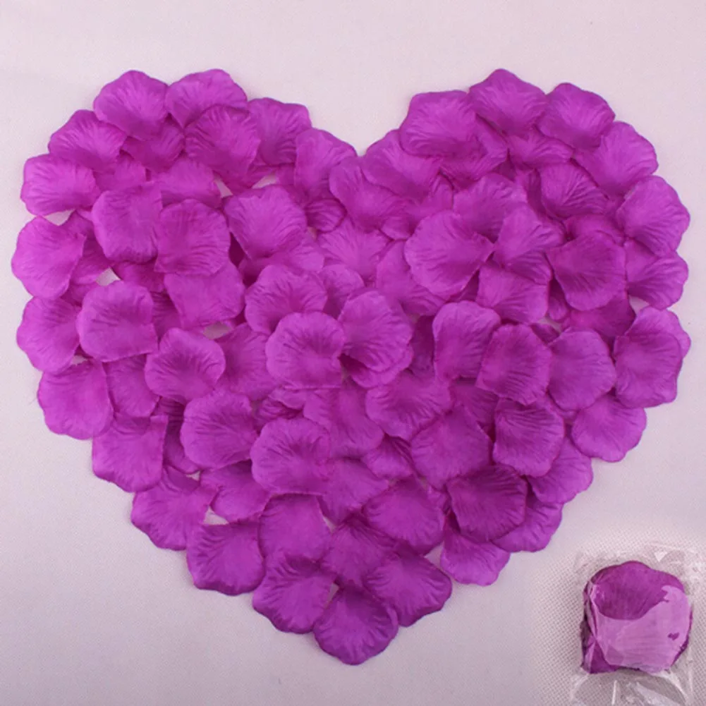 100 шт Свадебные лепестки из искусственного шелка лепестки роз цветы Petalas Petalos Свадебная душевая ваза в проход Декор конфетти