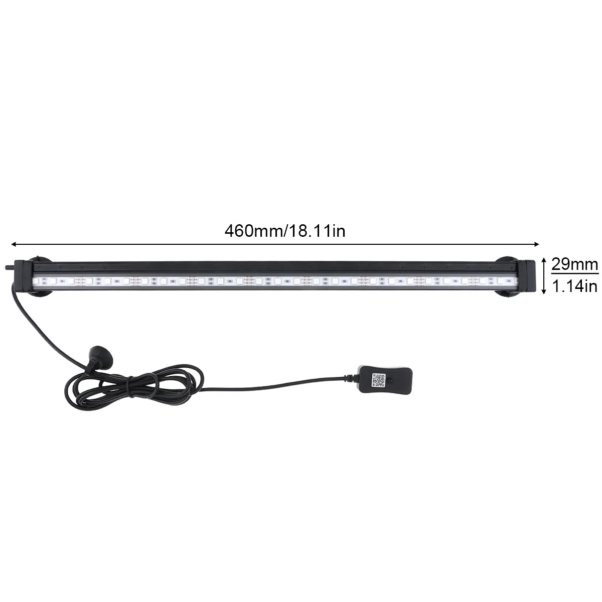 APP 제어 RGB 버블 램프 AC 110V-240V LED 수족관 물고기 탱크 빛 수족관 물고기 탱크 빛 원격 제어