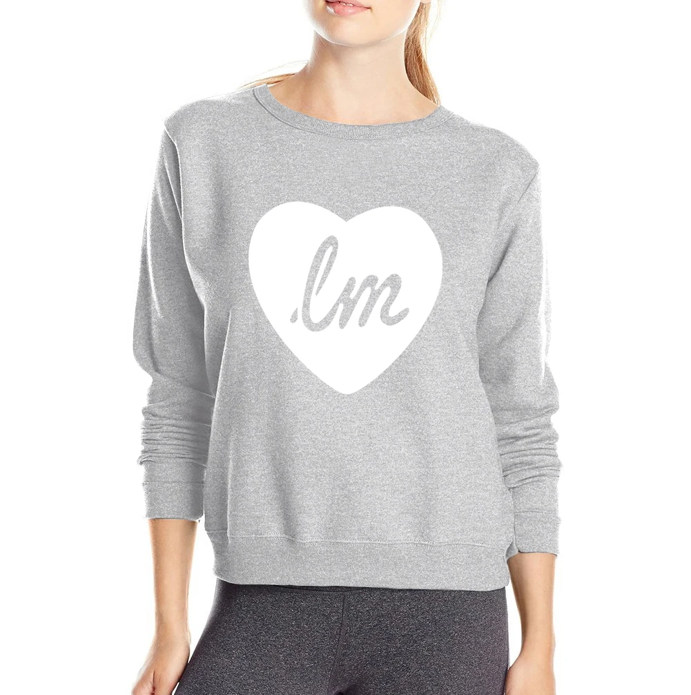 Little Mix Love Heart брендовые толстовки стиль Женская толстовка Весенняя флисовая Высококачественная приталенная элегантная S-2XL толстовка с капюшоном - Цвет: Серый