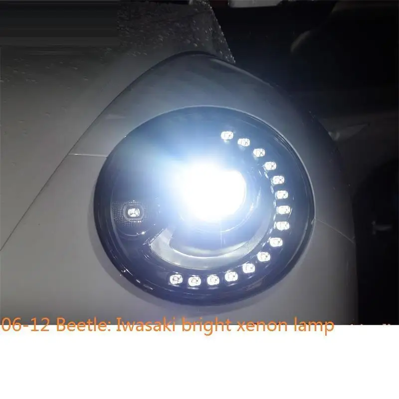 MODEL E Automovil Drl Neblineros Para автомобильные Автомобильные светодиодные фары, автомобильные фары в сборе 06 07 08 09 10 11 12 для Volkswagen Beetle - Цвет: MODEL E