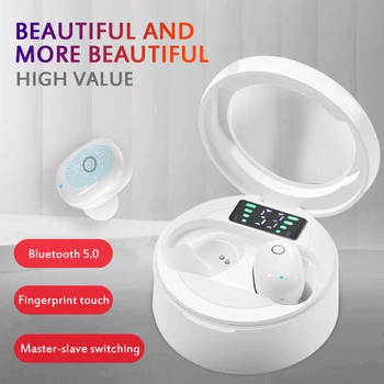 

Wireless Bluetooth 5.0 Headset Touch Mini Headset Stereo LED Power Display Earphone Bluetooth For Android Xiaomi Ios Iphone