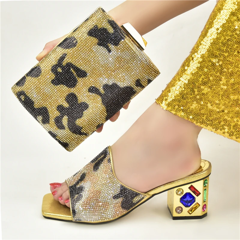 New Italian Ladies Shoes and Bags to Match Set Women Shoes and Bag Set African Sets Nigerian Women Party Bag