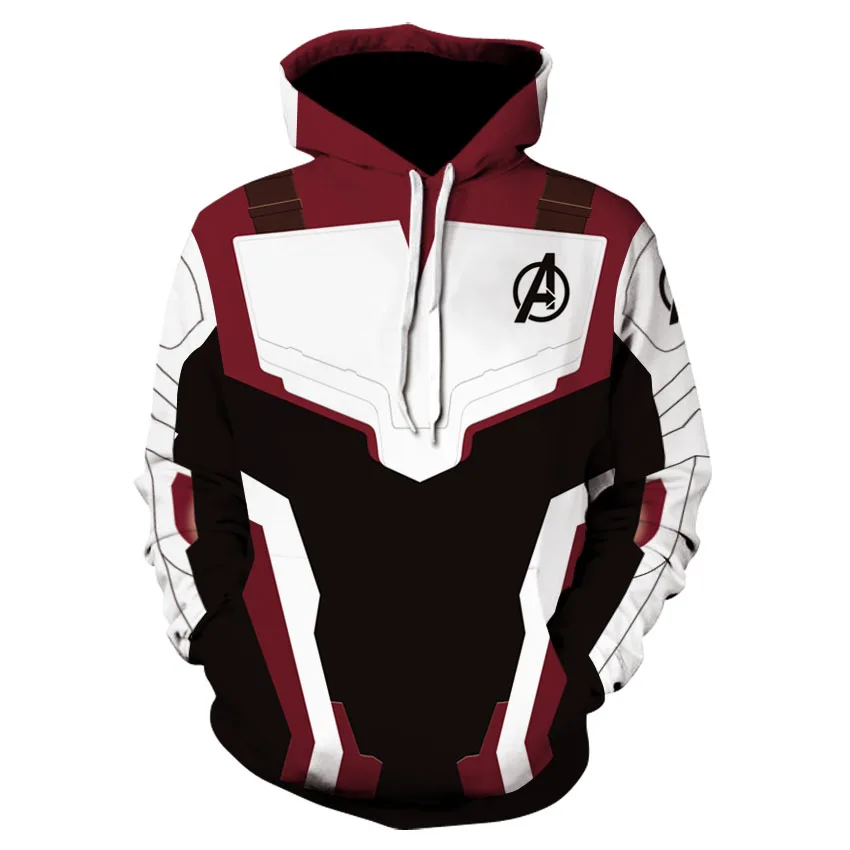 

Avengers Endgame 4 Quantum Realm 3D Print Hoodies Men Fitness Pullover Sweatshirts Zipper Jacket Cosplay Costume Streetwear