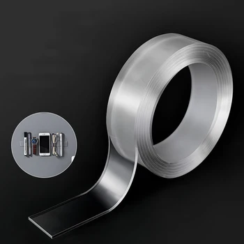 

1/2/3/5m Reusable Double-Sided Adhesive Self-adhesive Transparent Tape Removable Nano Magic Tape Washable Double Sided Tape