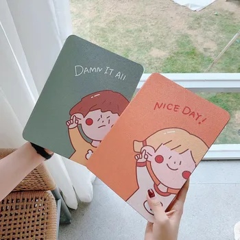 

For iPad Mini 3 2 1 Case Cartoon Cute PU Back Tablet Cover For Apple iPad Mini 4 5 stand Case for iPad pro 2020 2018