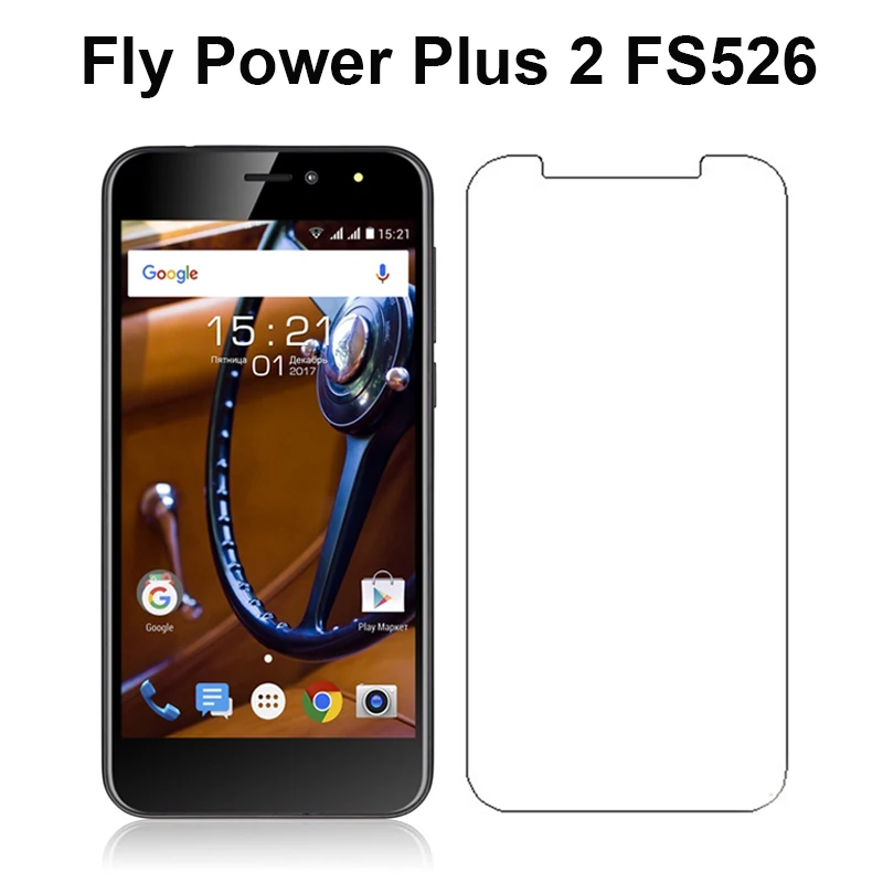 

For Fly Power Plus 2 FS526 Tempered Glass High Quality Ultra-thin Mobile Phone Film For Fly Power Plus 2 FS 526 Screen Protector