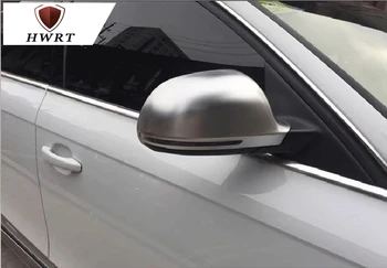 

For Audi A6C6 4F S6 A4 A5 S5 B8 A3 Q3SQ3 A8D3 4E A4 Allroad Side Wing Mirror Covers Cap Silver Matte Chrome 2008 2009 2010 2012