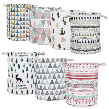 

Clothing Laundry Basket Bag Folding Laundry Basket Large Capacity Clothes Storage Bag Children Toy Storage Bucket Waterproof