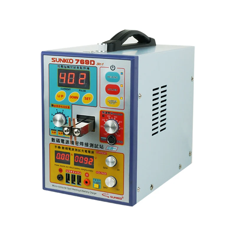 SUNNKO 769D машины для точечной сварки машина 110V/220V батареи сварочный аппарат с