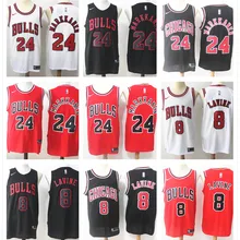 Чикаго Зак Лавин Лори маркканен баскетбольные майки для мужчин красный белый черный