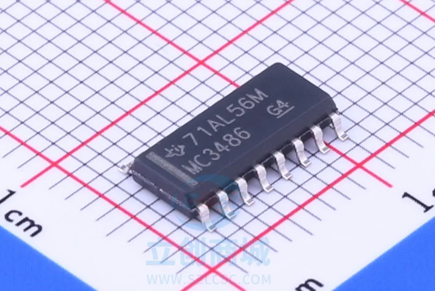 | MC3486DR MC3486 лапками углублением SOP-16 IC