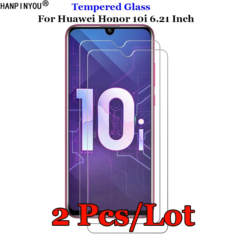 2 шт./лот для Huawei Honor10i закаленное стекло 9H 2.5D Премиум Защитная пленка экрана Honor 10i 6