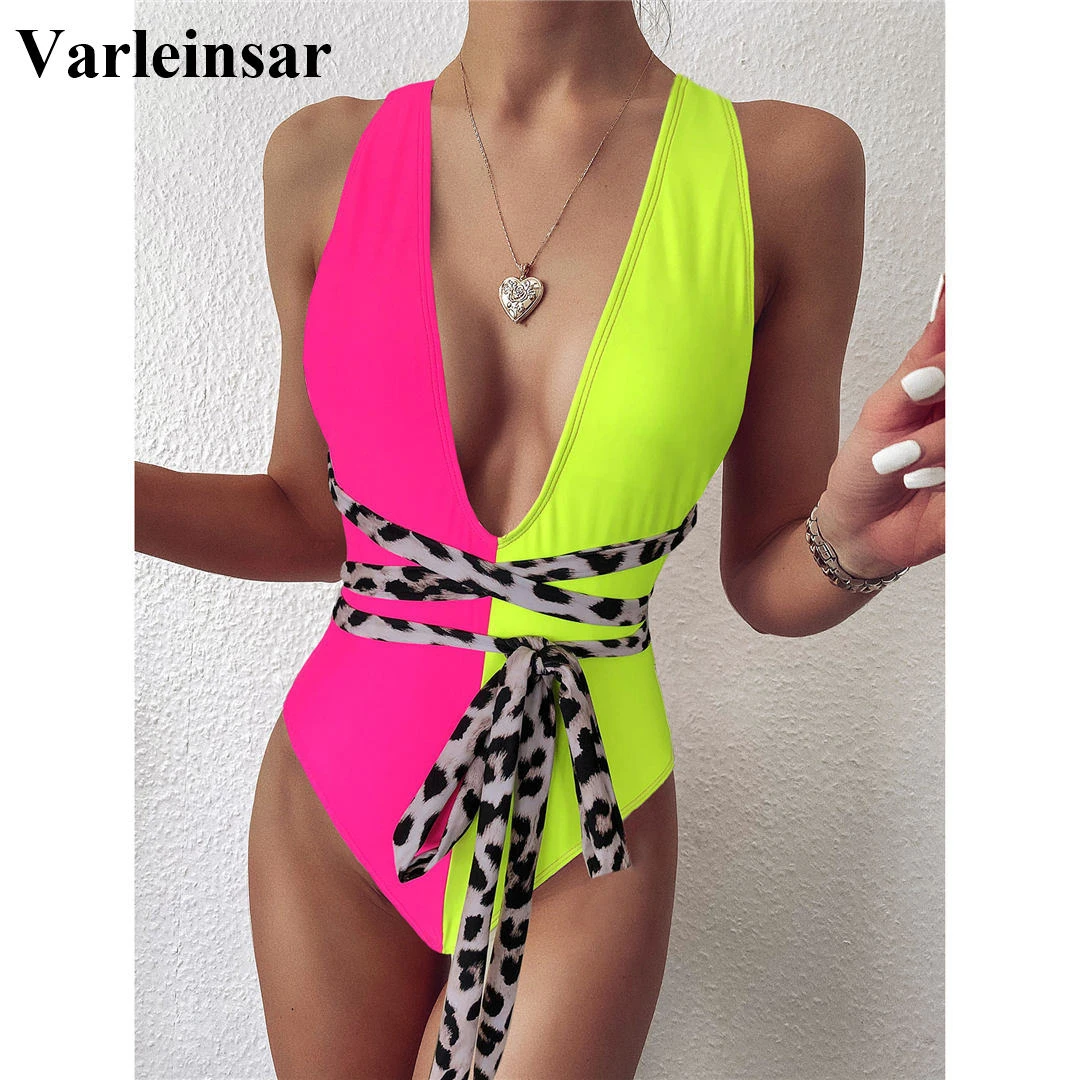 hot pink monokini