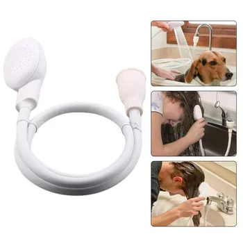 

Pet Dog Cat Shower Head Multi-functional Tap Faucet Spray Drains Strainer Hose Sink Washing Hair Pets Lave Water Bath Heads