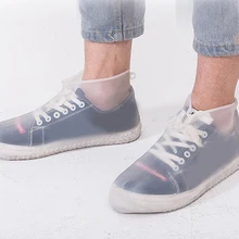 1 пара силиконовых водонепроницаемых чехлов для обуви многоразовые бахилы Нескользящие унисекс износостойкие аксессуары для обуви