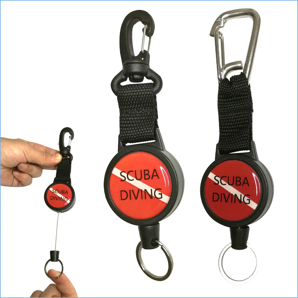 Quick Release Flexible Scuba Diving Gear Keeper Net Retractors Heavy