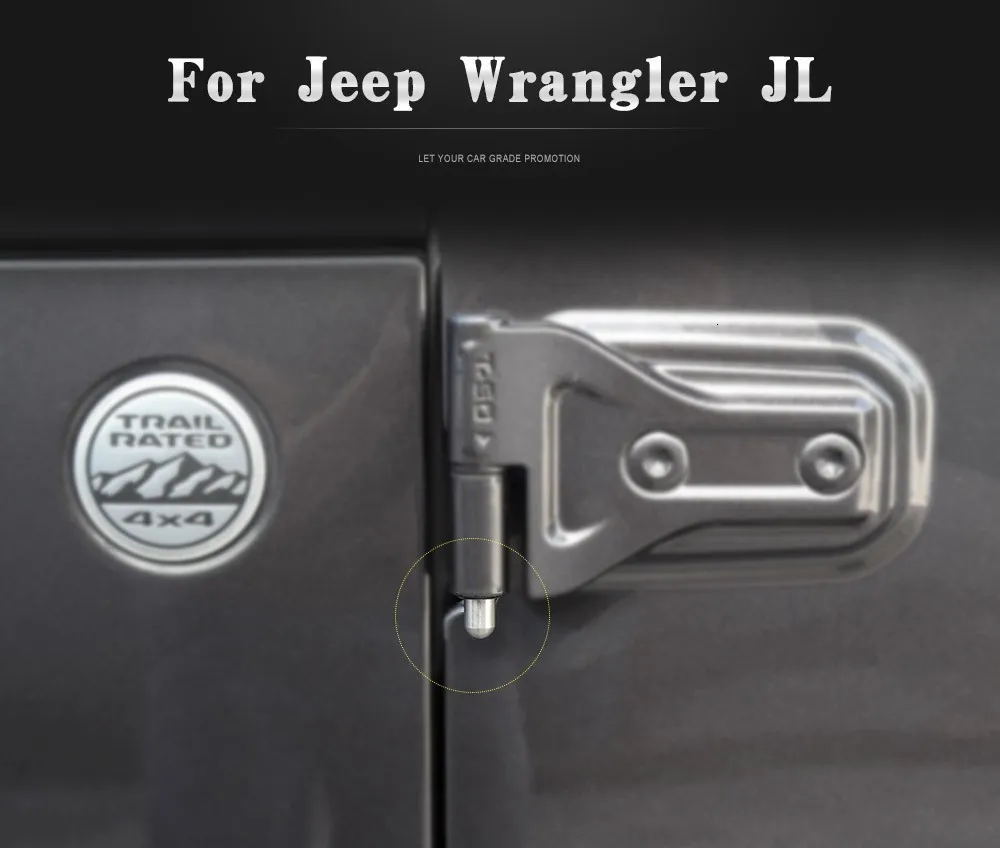 MOPAI Петля двери автомобиля заглушка для Jeep Wrangler JL+ Петля двери автомобиля защелка части крышки для Jeep Wrangler JL автомобильные аксессуары
