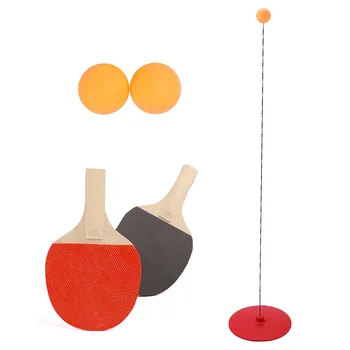 

Portable Ping Pong Training Tool Soft Shaft Professional Practice Trainer Self-study Machine Table Tennis Ball Set Home Exercise