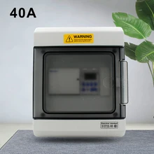 Manhua 40A Three Phase MT153C 40 With Water Proof IP65 Digital Timer Switch Control Box