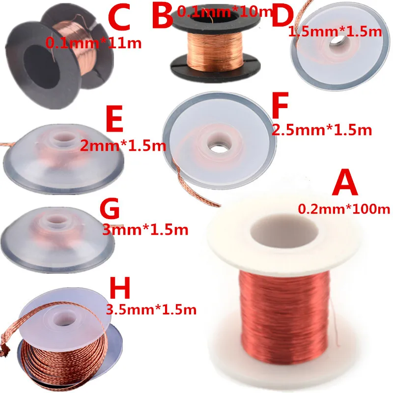 

1pc Or 2pcs Desoldering Braid Solder Remover Soldering Enamelled Reel Wire Roll Wick Wire Repair Tool 0.1-3.5mm 1.5/10/11/100M